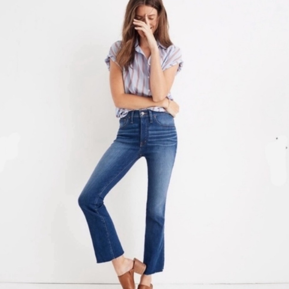Madewell Cali Raw Hem Jeans